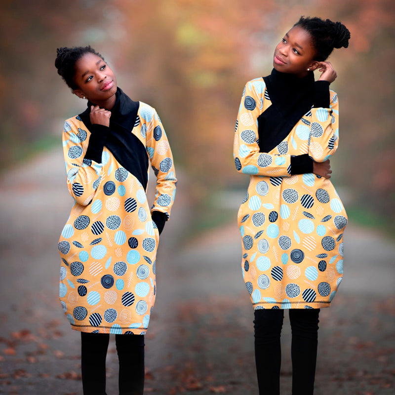 Phia's Kragenzauber Ballonkleid